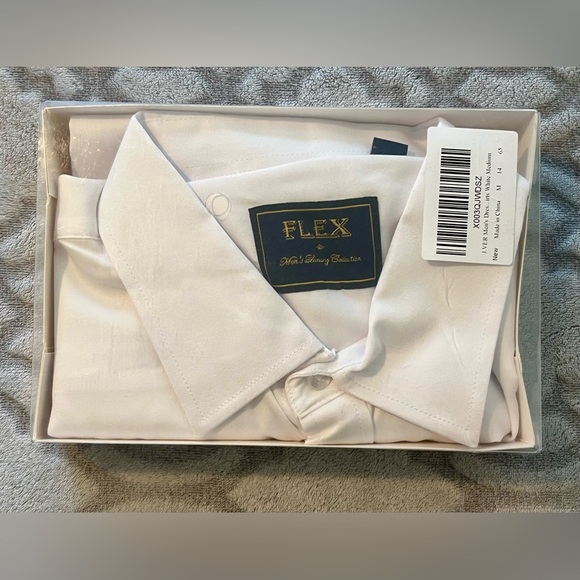 J.VER Other - J.VER Men’s White Dress Shirt Medium – Flex Men’s Luxury Collection NWT